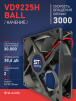 Вентилятор  VD 9225H Ball (качения) 12V, 3000 об.мин, 0,3А - st-e.info - Старый Оскол