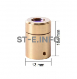 Защитный колпачок с защитным стеклом для QBH коннектора оптоволокна MAXQBHE05 - st-e.info - Старый Оскол