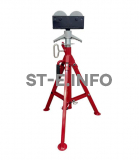 Опора высокая роликовая для труб ST 28-48 диаметр труб 12-300 см - st-e.info - Старый Оскол