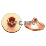 Сопло для лазерной резки д.1,7мм арт. 120GJT7117 - st-e.info - Старый Оскол