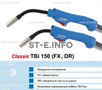 Горелка для полуавтоматической сварки TBi 150-blue-ESG, длина 5 метров - st-e.info - Старый Оскол