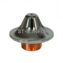 Сопло двойное хромированное 1,2 мм арт. 1572361-1.2 - st-e.info - Старый Оскол