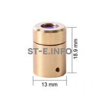 Защитный колпачок с защитным стеклом для QBH коннектора оптоволокна MAXQBHE05 - st-e.info - Старый Оскол