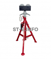 Опора высокая роликовая для труб ST 32-55 диаметр труб 12-300 см - st-e.info - Старый Оскол