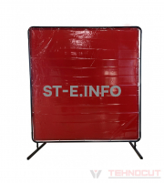 Экран защитный 1.74х2.34m, красный - st-e.info - Старый Оскол