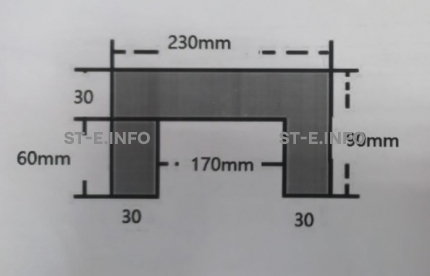 Гофрозащита усиленная 3600x230x30 для станков  - st-e.info - Старый Оскол