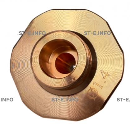 Сопло шестигранное для лазерной резки д.1,2мм арт. BD32-15-12-S - st-e.info - Старый Оскол
