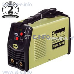 Сварочный инвертор ARC-209B, 220В - st-e.info - Старый Оскол