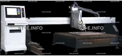 Шести-осевая портальная машина термической резки металла ST-BEVEL3580-SE(2500х6000мм) - st-e.info - Старый Оскол