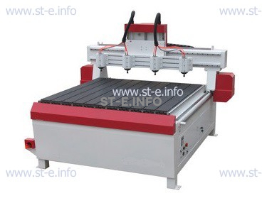 Фрезерно-гравировальный станок с ЧПУ по дереву с 4 шпинделями ST-F1313 - st-e.info - Старый Оскол