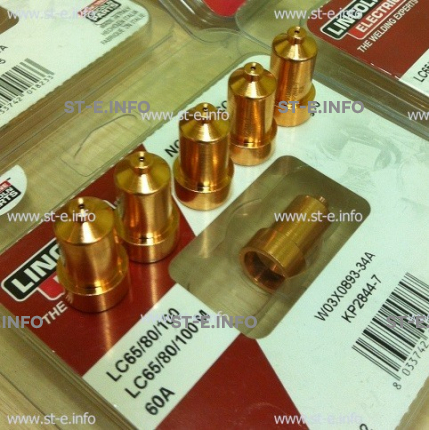 Сопло контактное для плазмотрона LC65/80/100 50A арт. W03X0893-33A - st-e.info - Старый Оскол