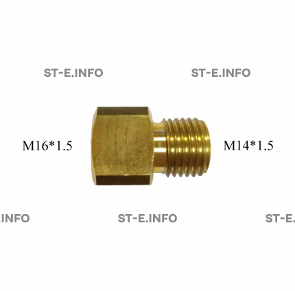 Переходник с М16*1.5 на М14*1.5 - st-e.info - Старый Оскол