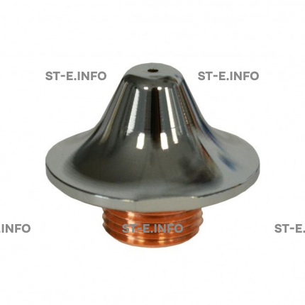 Сопло одинарное хромированное 2,5 мм арт. 1572362-2,5 - st-e.info - Старый Оскол