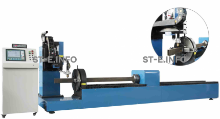 Машина фигурной резки профильных труб с ЧПУ CNCUT-3SP325 для труб до 270мм  - st-e.info - Старый Оскол