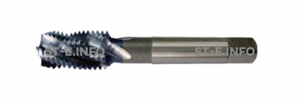 Метчик машинный М14*2 с винтовой канавкой DIN-376, сталь М35 - st-e.info - Старый Оскол