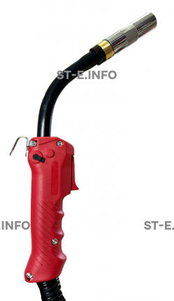 Сварочная горелка для полуавтомата QTB-500 разъем PNA (штырь), 4 метра - st-e.info - Старый Оскол
