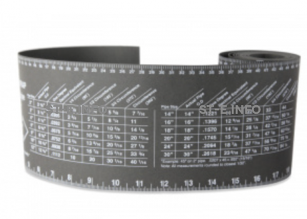 Лента для разметки труб 128mm*4600mm - st-e.info - Старый Оскол