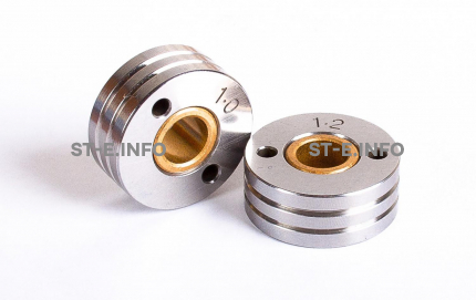 Ролик d1.0-1.2 алюминий  - st-e.info - Старый Оскол