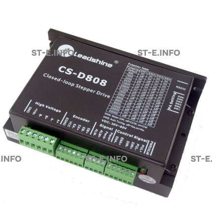  Серводрайвер шаговый CS-D808 Leadshine - st-e.info - Старый Оскол