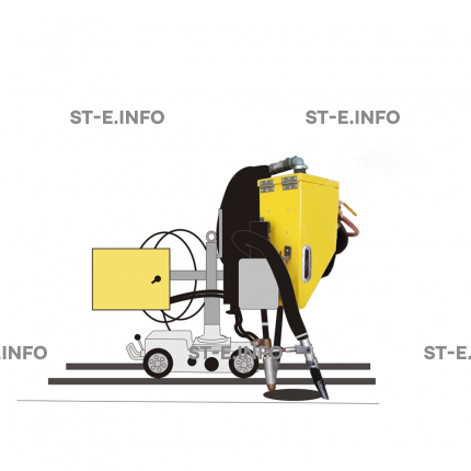 Система рециркуляции флюса для сварочного трактора MZ-1000 пневматическая - st-e.info - Старый Оскол