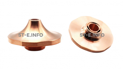 Сопло двойное для лазерной резки д.2,5мм арт. 120GJT7225 - st-e.info - Старый Оскол