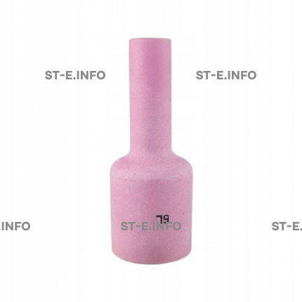 Сопло керамическое удлиненное газ. линз. 10 мм L-76 мм №6L - st-e.info - Старый Оскол